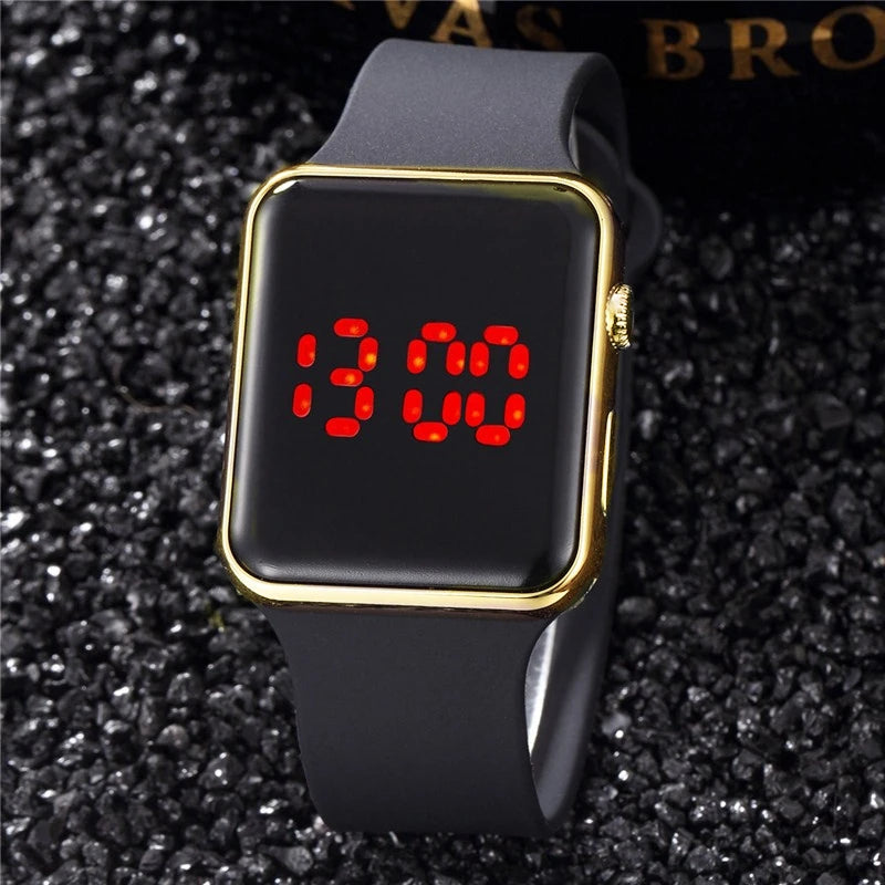 TINUORA Square LED Digital Watch – Unisex Casual Sports Wristwatch LED Digital Watch Oasis Select