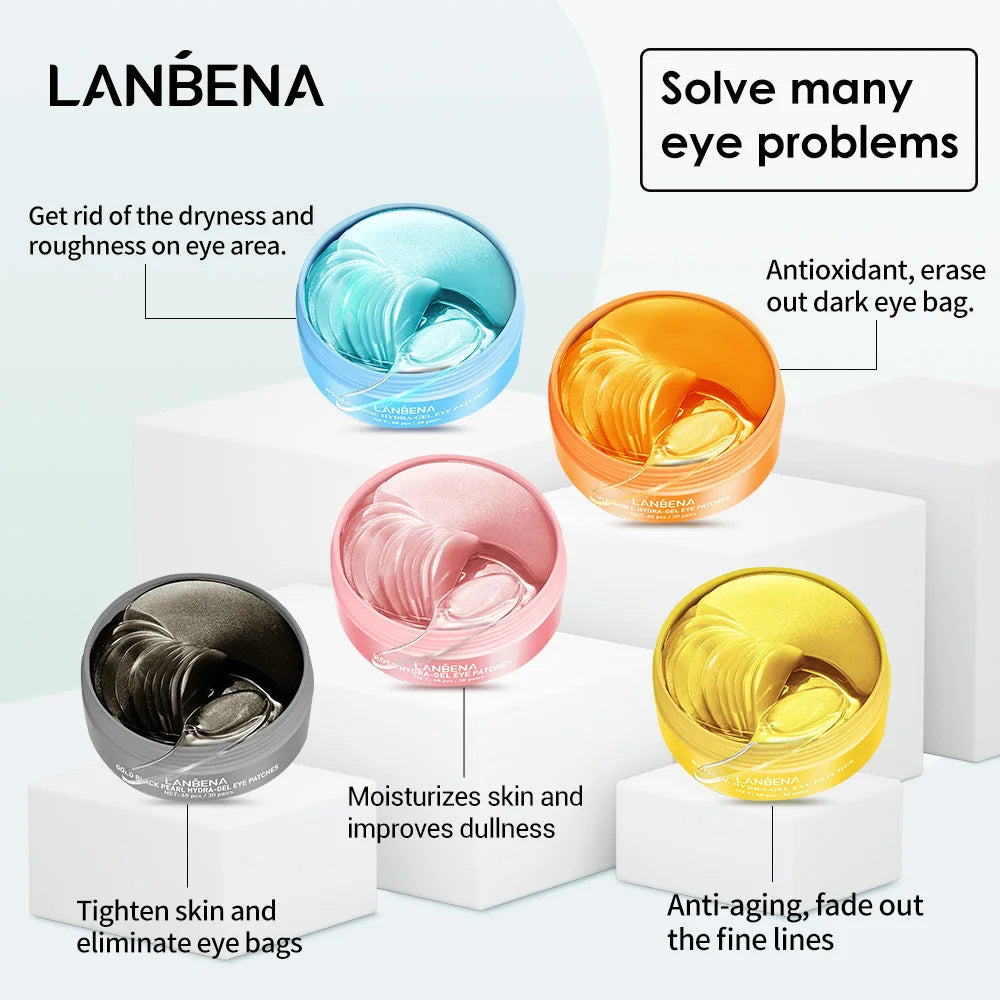 LANBENA Collagen Eye Masks – Dark Circles & Puffiness Patches Eye Mask Patches Oasis Select