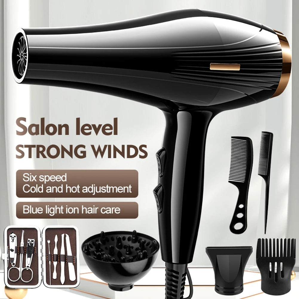 Stookits 6-in-1 Low Noise Hair Dryer | 800W Fast Dry