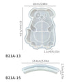 Cartoon Animal Photo Frame Silicone Mold DIY Cat Dog Dinosaur Picture Frame Resin Mould For Home Decoration Desktop Ornament Oasis Select Dog