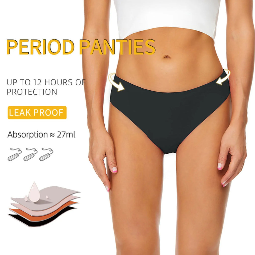 Swimwear Menstrual Leakproof Bikini Bottom Absorbent Pants High Waist Swimming Trunks For Teenagers Women Sexy Simple bikinis Oasis Select