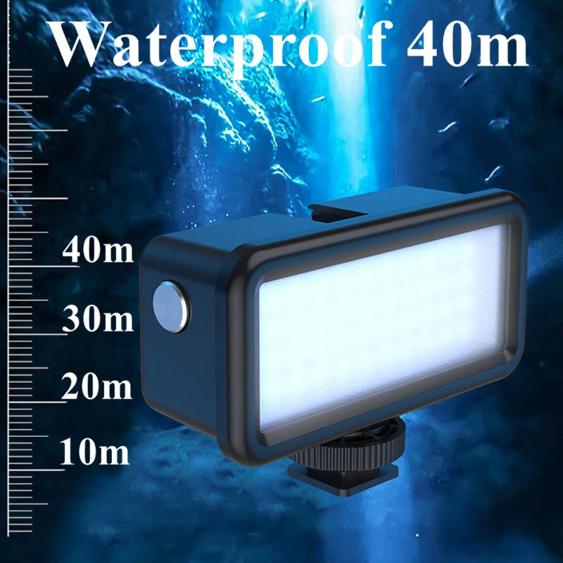 VeFly 40M Waterproof Underwater LED Fill Light | GoPro & DJI