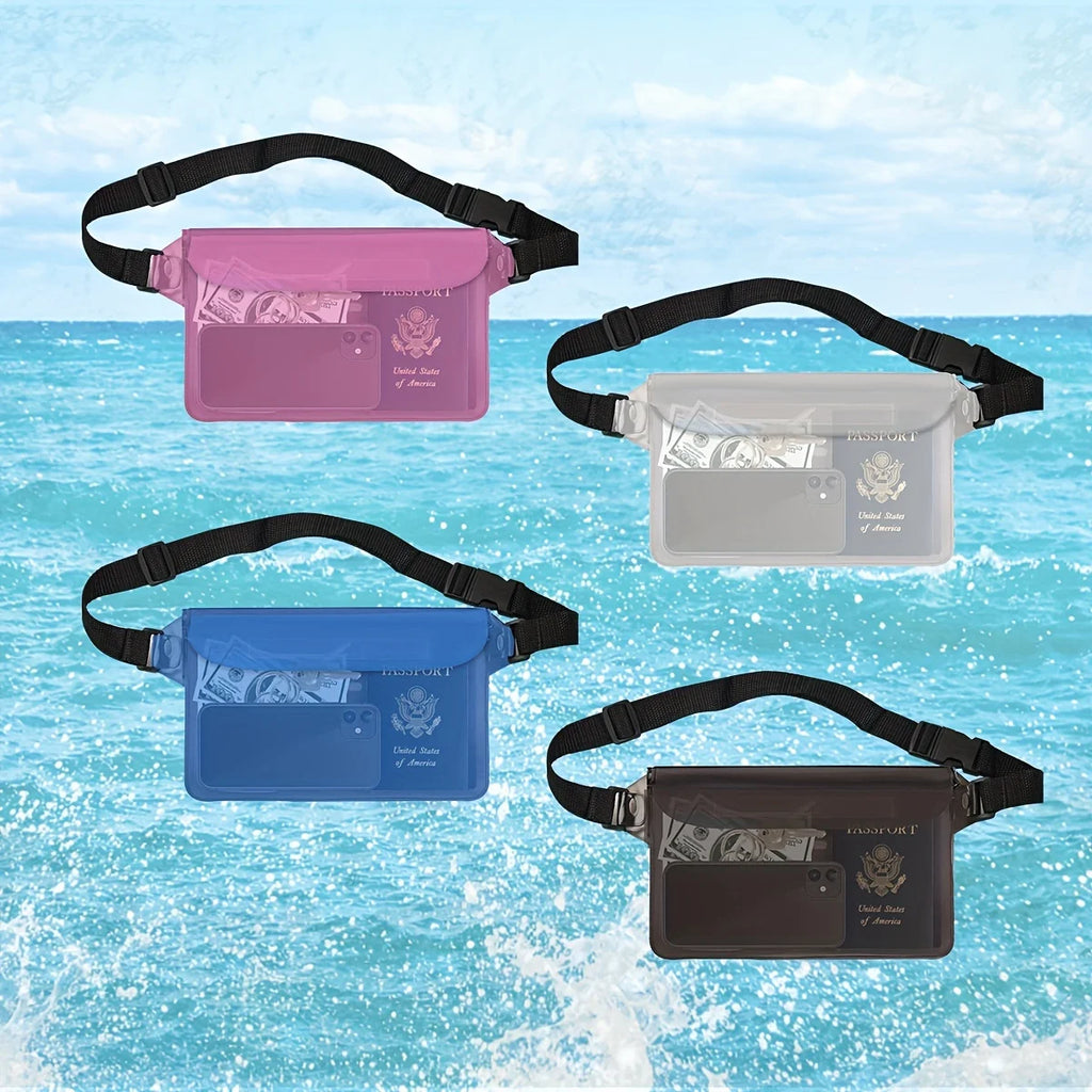 High Quality Waist Bag with Adjustable Strap, Suitable for Beach, Swimming, Diving, Rowing, Fishing Waterproof Belt Bag Oasis Select