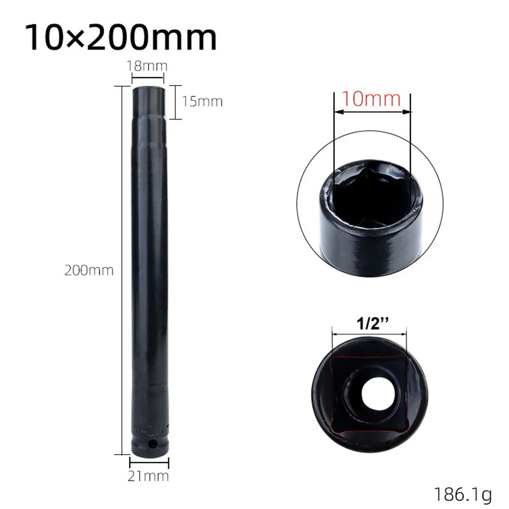 1/4pcs Ceiling Leveling Sleeve 10-14mm Lengthening Hollow Screw Nut Hexagon Socket 1/2inch Connector Oasis Select 10mm