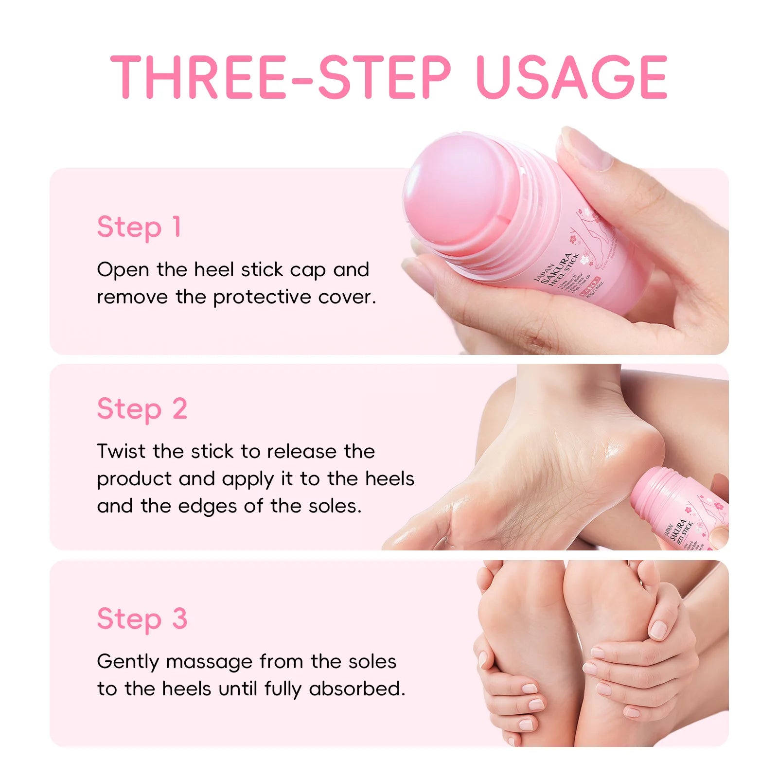 Foot Repair Stick 40g Callus Remover Deep Moisturizing for Cracked Heels Dry Dead Skin Removal Softens Rough Feet Home Care Oasis Select