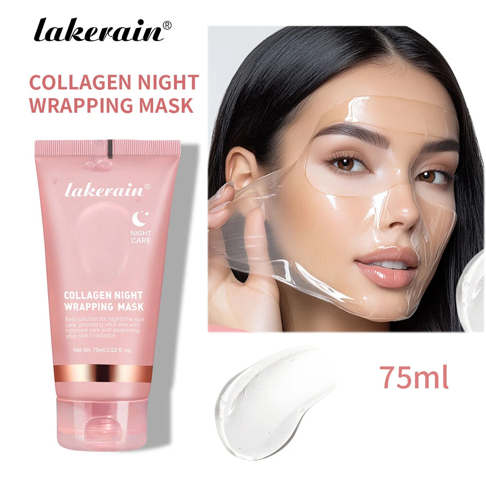 Collagen Wrapping Peel-off Mask Rejuvenation Moisturizing Brightening Korean Face Mask Make Glowy Skin Elasticity Facial Mask Oasis Select
