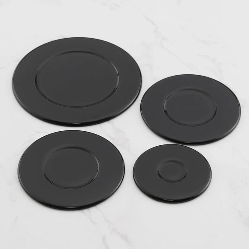 WISH 4 Pcs Cooker Hob Gas Burner Cap 55Mm 75Mm 100Mm For Oven Gas Hob Burner Crown Flame Cap Kitchen Accessories Oasis Select