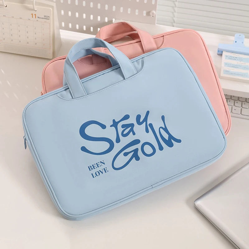 Cute 16 Inch Laptop Handbag Shockproof Notebook Bag For Macbook Air Pro 14 Huawei HP Lenovo Portable Travel Laptop Briefcase Bag Oasis Select