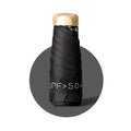 1Pc Mini Sun Umbrella Pocket Rain Umbrella Vinyl Folding UV Protection Sun Shade Ultraviolet Capsule Parasol for Pocket 55% off Oasis Select black 6K iron