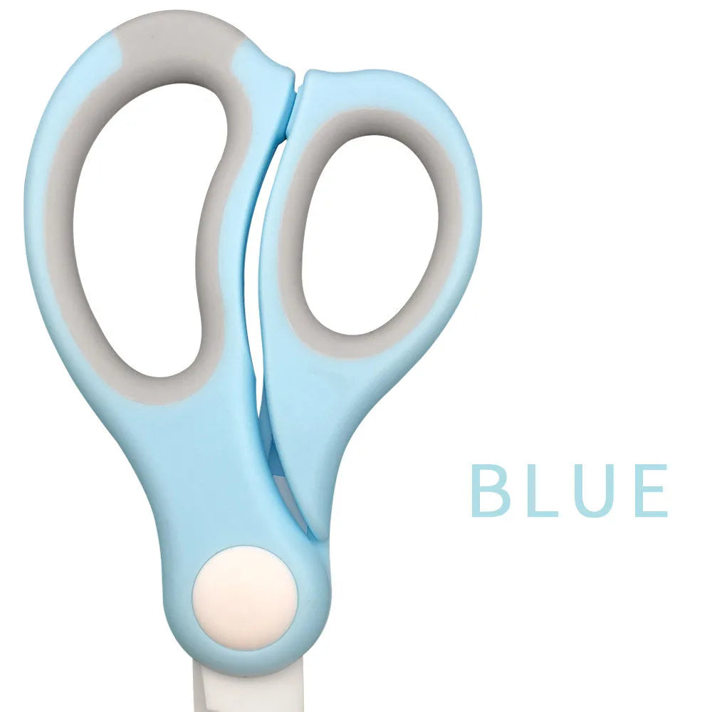 Sewing Scissors For Fabric Profession Stainless Steel Thread Scissors Embroidery Food Meat Ceramic Scissors Yarn Shears Tools Oasis Select Ceramic blue