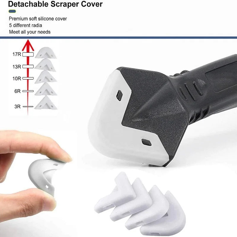 Silicone Scraper Sealant Smooth Remover Tool Set 9 In 1 Floor Caulk Finisher Grout Kit Glass Glue Angle Scraper Set Accessoriess Oasis Select
