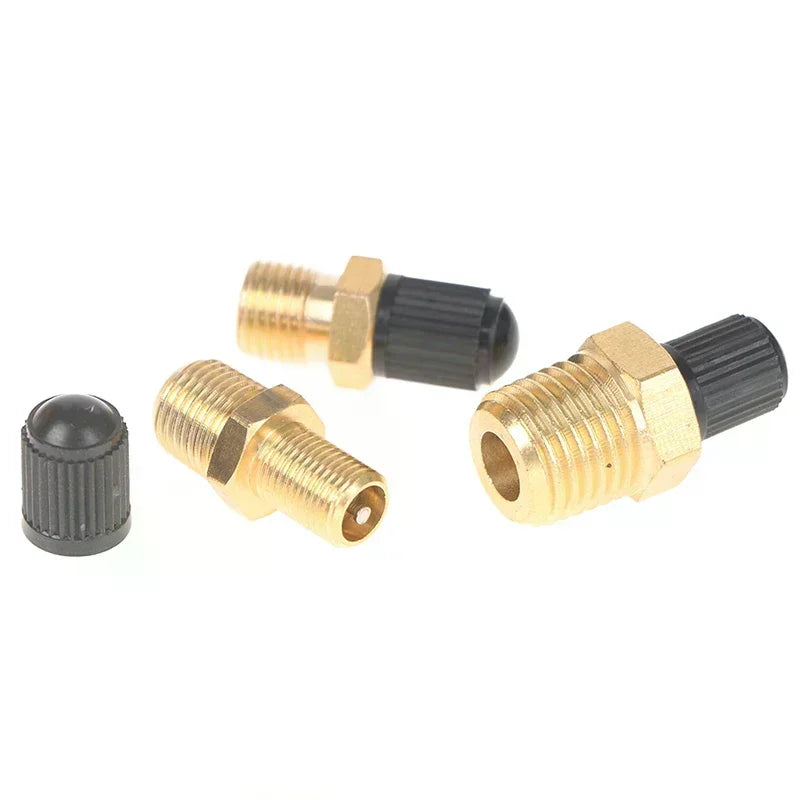 1/4 NPT 1/8 NPT M10*1 Automobile Tire Valve Core Motorcycle Tubeless Tire Screw Valve Tire Pressure Monitoring Tire Copper Valv Oasis Select