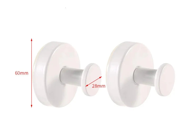 Suction Cup Hooks Towel Coat Bath Robe Hook Wall Mount Waterproof Holder Suitable for Bathroom Kitchen Glass Door Mirror Tile Oasis Select 2PCS 1