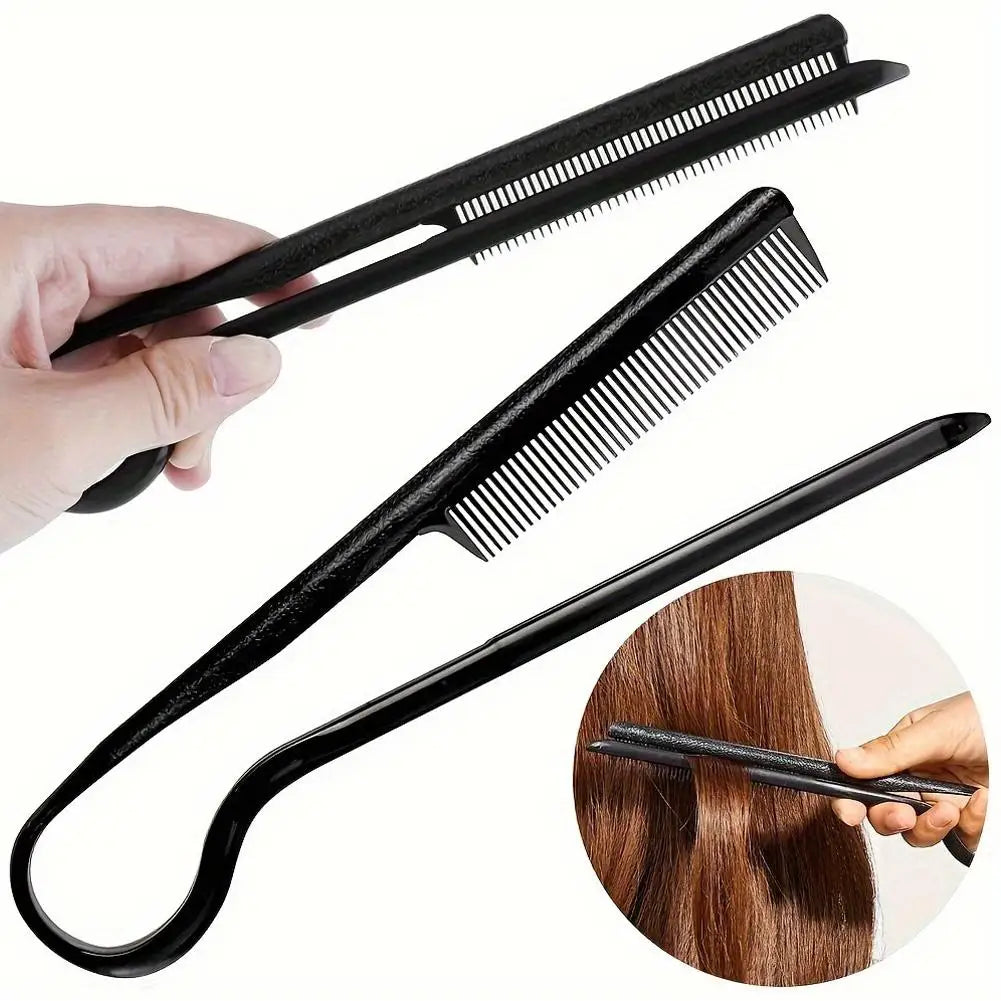 NEW Hairdressing V-shaped Comb Hair Sorting Straight Comb Clip Styling Comb Straightening Comb Hair Tools Home Comb Oasis Select