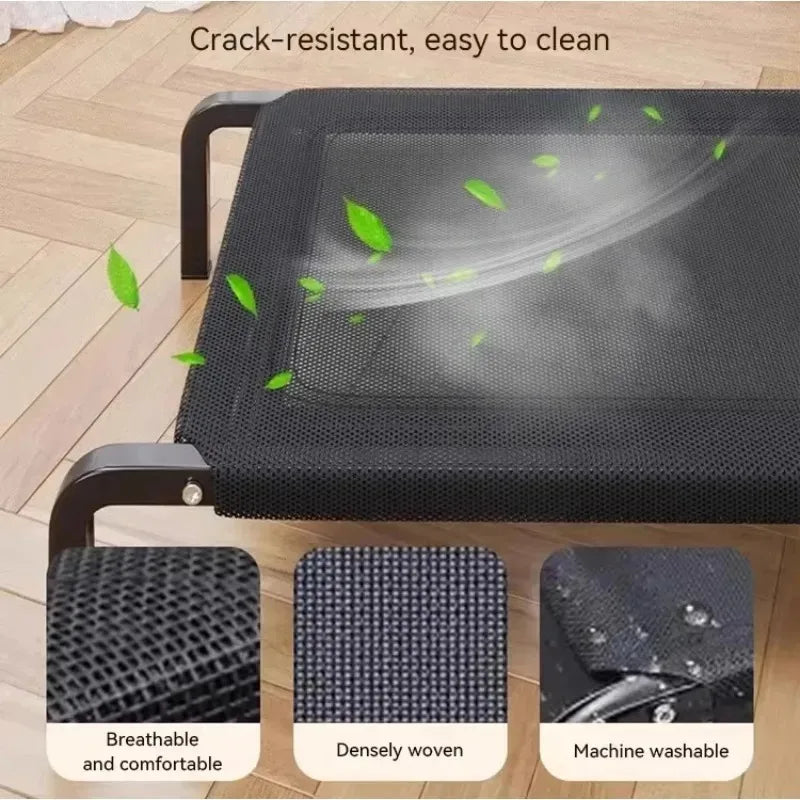 Pet Supplies Foldable Dog Bed All Season Large and Small Dogs Camp Bed Detachable Waable Military Sle Dog House for Summer Use Oasis Select