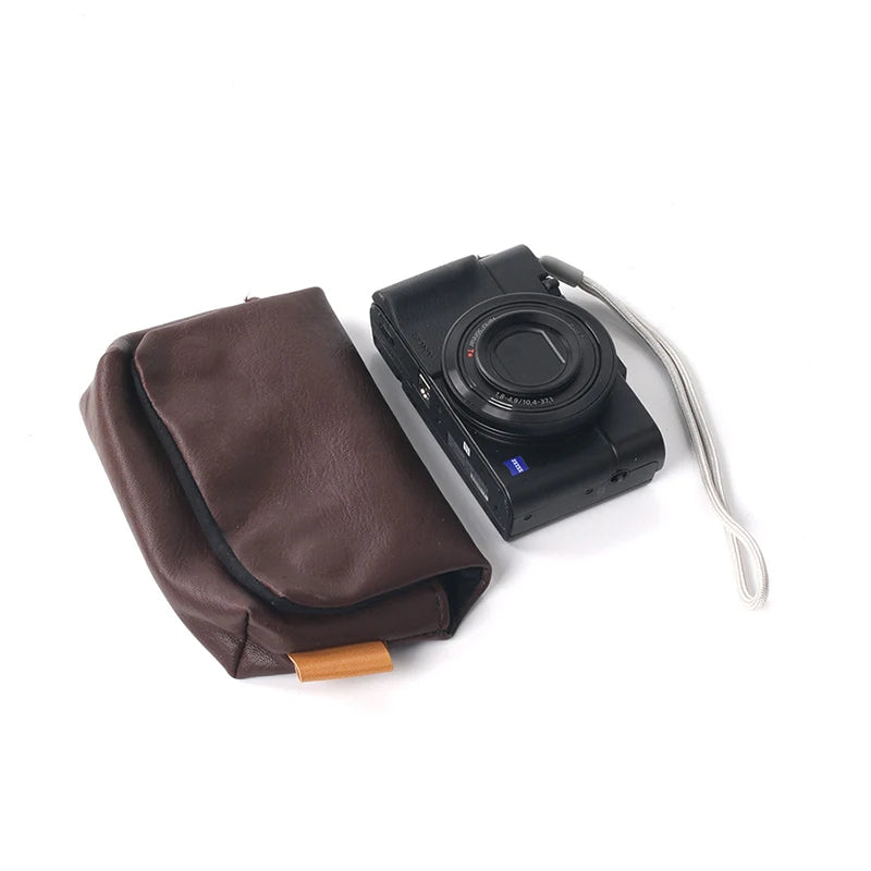 Soft PU Camera Case Bag for Leica Panasonic Nikon Ricoh | KOQZM