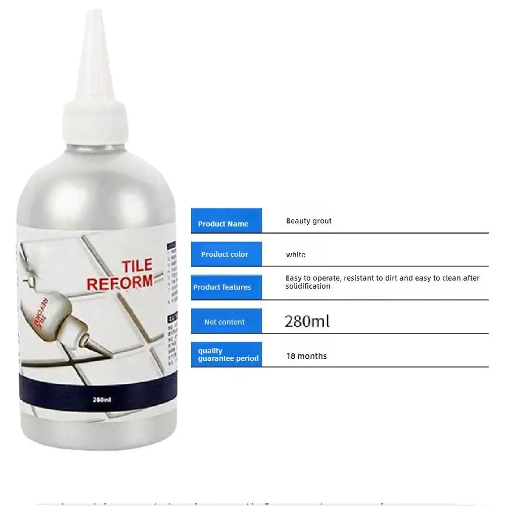 Waterproof Tile Grout Repair Filler 150ml/280ml – Multicolor Tile Grout Filler Oasis Select