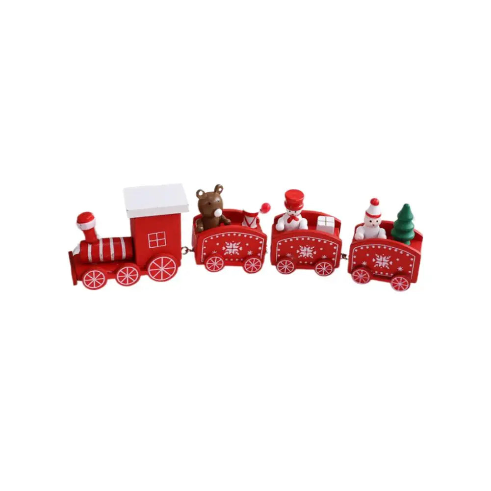 Wooden Christmas Train Ornament 2025 | Festive Holiday Decor