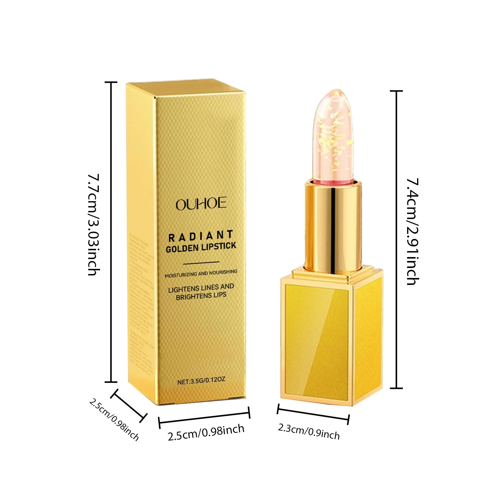 Gold Foil Moisturizing Lip Balm – Anti-Crack & Long-Lasting Moisturizing Lip Balm Oasis Select