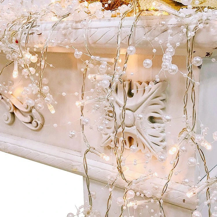 10FT Lighted Berry Beaded Garland – Christmas Indoor Outdoor Decor Christmas Garland Oasis Select