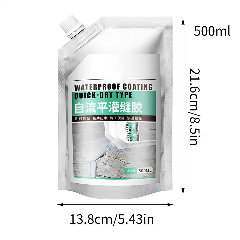 Concrete Repair Sealant 500ml Concrete Repairing Adhesive Wear-Resistant Quick-Drying Crack Sealing Glue for Wood Brick Roof Oasis Select 500ml