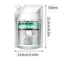 Concrete Repair Sealant 500ml Concrete Repairing Adhesive Wear-Resistant Quick-Drying Crack Sealing Glue for Wood Brick Roof Oasis Select 500ml