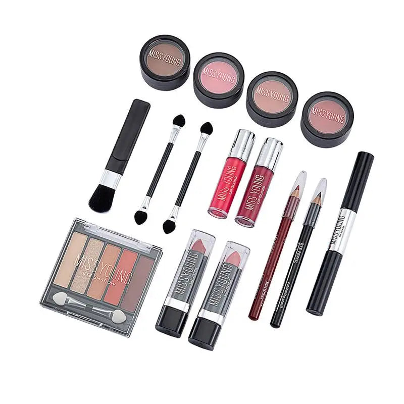 16-Piece Complete Makeup Kit for Women – All-in-One Beauty Set Makeup Gift Set Oasis Select