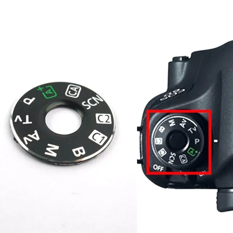 For-Canon EOS 6D Camera Function Dial Mode Plate Interface Cap Button Repair Kit Camera Accessories Oasis Select