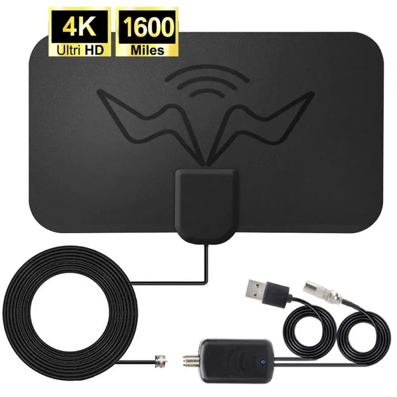 Indoor Digital TV Antenna ATSC Long Range HDTV Reception Enhanced Signal Clear Channel Receiver Oasis Select Enhanced