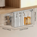 Hidden Under Desk Drawer Storage Box Clear Acrylic Adhesive Organizer Rack For Office Home Kitchen Supplies Produce Bowl Oasis Select 1pc