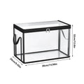 Book Storage Box Clear Stackable Large Capacity Book Storage Containers Organization Bins for Toy Snack Bedding Clothes Home Oasis Select L Black