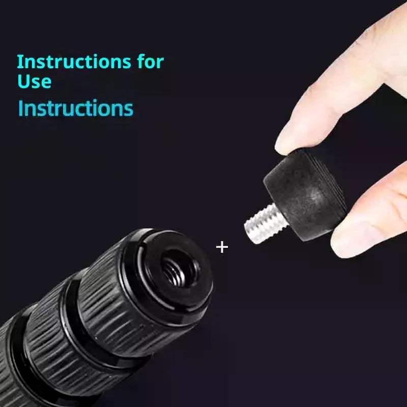 1Pc Universal Anti-slip Rubber Foot Pad Feet Spike 3/8 Inch 1/4 Inch M8 Photography Accessories For Tripod Monopod Oasis Select