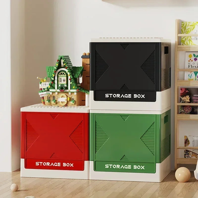 Household large capacity storage box, multifunctional storage box, building block storage box, children's toy storage box Oasis Select