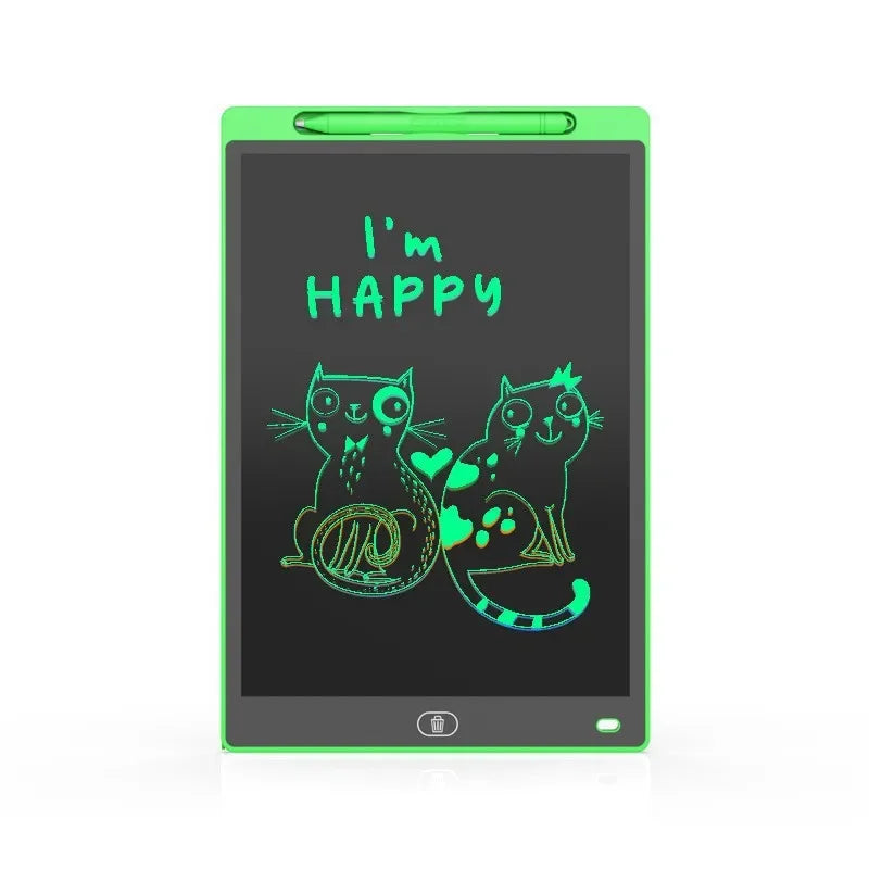 16 inch LCD Drawing Board Writing Tablet Digit Magic Blackboard Art Painting Tool Kids Toys Brain Game Child's Gift Oasis Select green 16in