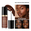 Long-lasting Coverage Concealer Matte Foundation Multi-Use Cream Oil Free Highlight and Retouch Face Makeup Products for Women Oasis Select 5SPICED RUM