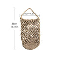 Wicker Weave Storage Basket Wall-mounted Vegetable Basket Fruit Sundry Basket Kitchen Storage Home Decoration Organizer