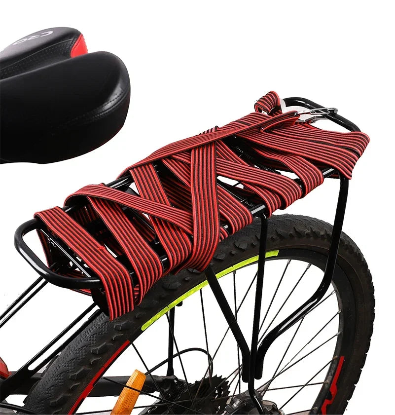 2/3/4 meters, black/red, with metal hook bungee cord, used for securing cargo for cars, bicycles, motorcycles and outdoor travel Oasis Select