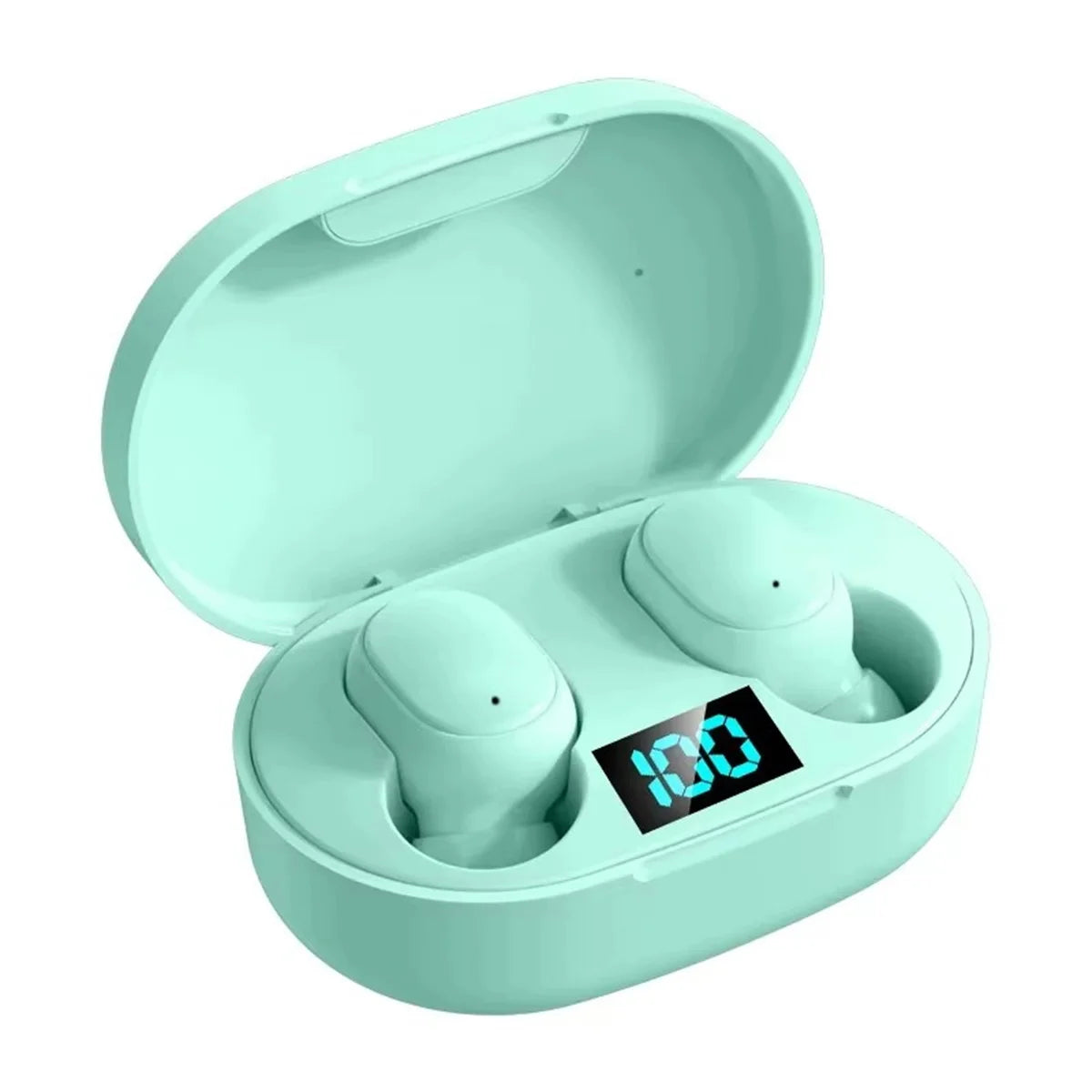 TWS E6S Bluetooth Earphones Wireless bluetooth headset Noise Cancelling Headsets With Microphone Headphones Oasis Select green