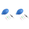 LIKE WISH 2Set Pottery Tools Supplies Precision Applicator 3 Ounce Set Applicator Tips (Blue) Oasis Select Blue