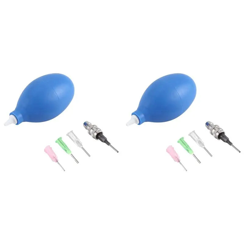 LIKE WISH 2Set Pottery Tools Supplies Precision Applicator 3 Ounce Set Applicator Tips (Blue) Oasis Select Blue