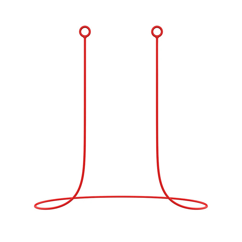 Outdoor Earplugs Earbud Lanyard Work Travel Sleep Connector Cord Anti-lost Rope Silica Gel Earphone Strap Oasis Select Red