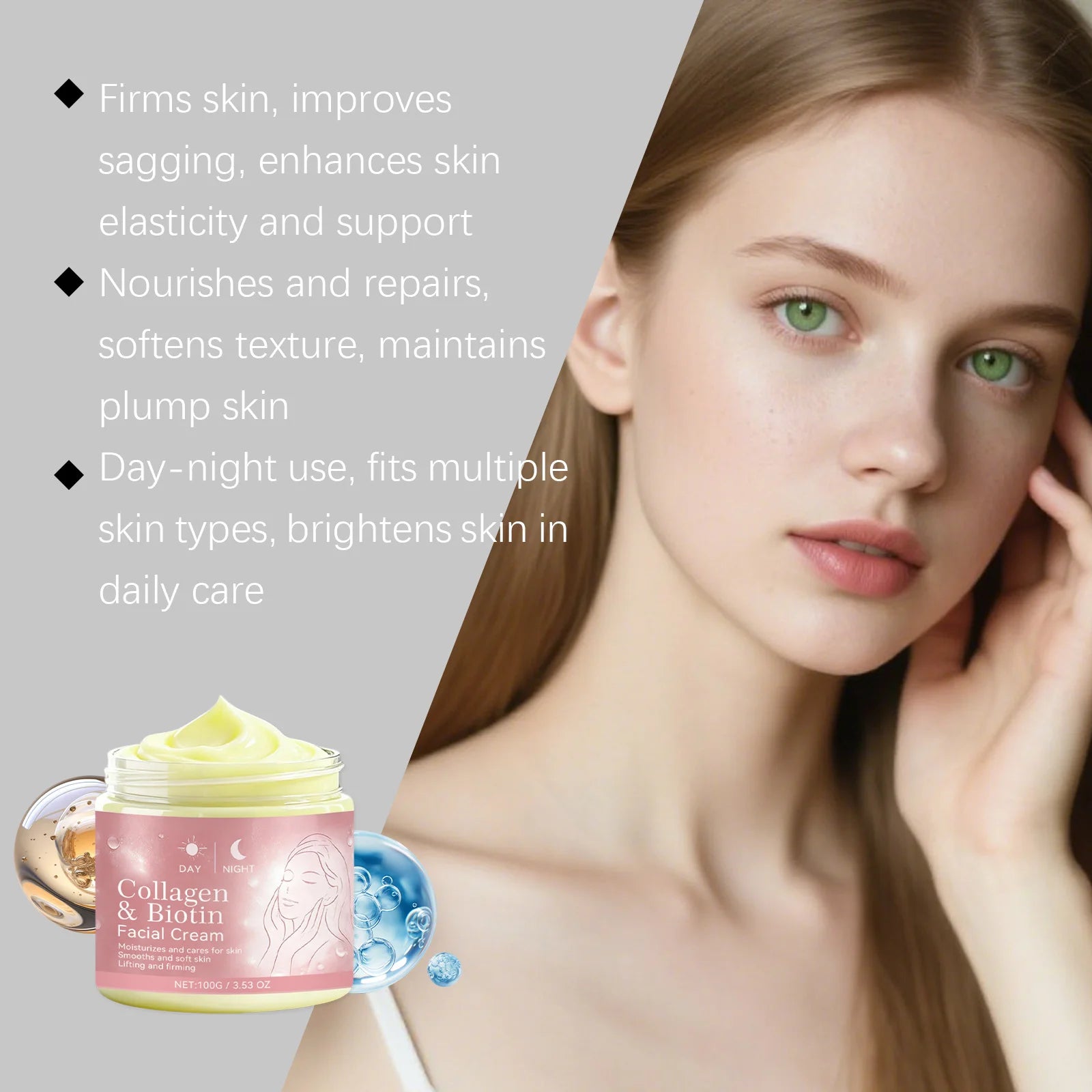 Hydrating Day Cream Nourishing Firming Reduce Wrinkles Glowing Repair Soothing Fade Fine Lines Brightening Smoothing Night Cream Oasis Select