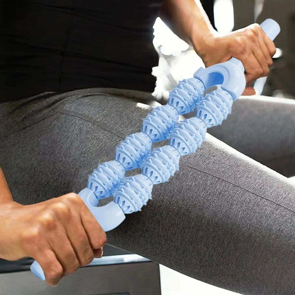 Massage Stick Deep Tissue Massage Roller Stick Non-Slip Massager for Body Neck Back Arms Cramps Tightness Daily Warm up Home Oasis Select