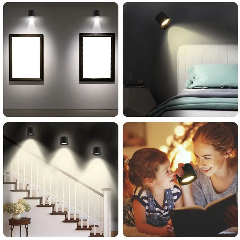 LIKE WISH Glow Right Smart Halo Lux,Glow Right Everywhere Light,Glow Right Lights,USB Rechargeable Light Oasis Select