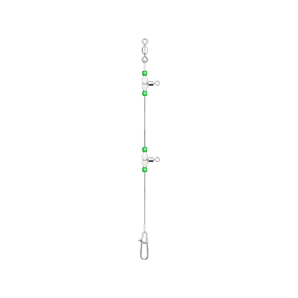 Night Glow Fishing Leaders with Swivels & Snaps | Saltwater & Freshwater Fishing Leader Set Oasis Select 40cm spain