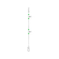 Night Glow Fishing Leaders with Swivels & Snaps | Saltwater & Freshwater Fishing Leader Set Oasis Select 40cm spain