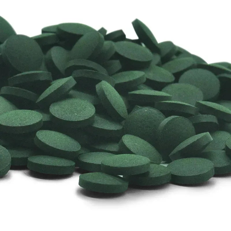 1000-100PCS Spirulina Flakes Spirulina Catfish Tropical Veggie Algae Wafers Bulk Fish Food Feed Hot Oasis Select