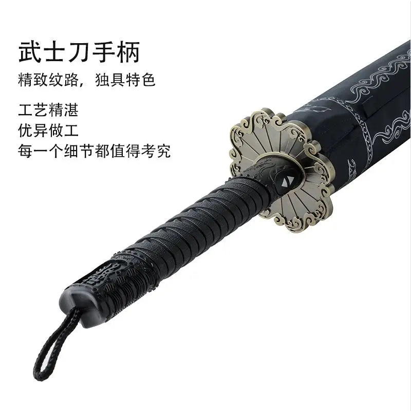 Fully Automatic 270T High Density Umbrella Cloth Samurai Umbrella Wind Resistant High Quality Folding Clear Umbrella Oasis Select