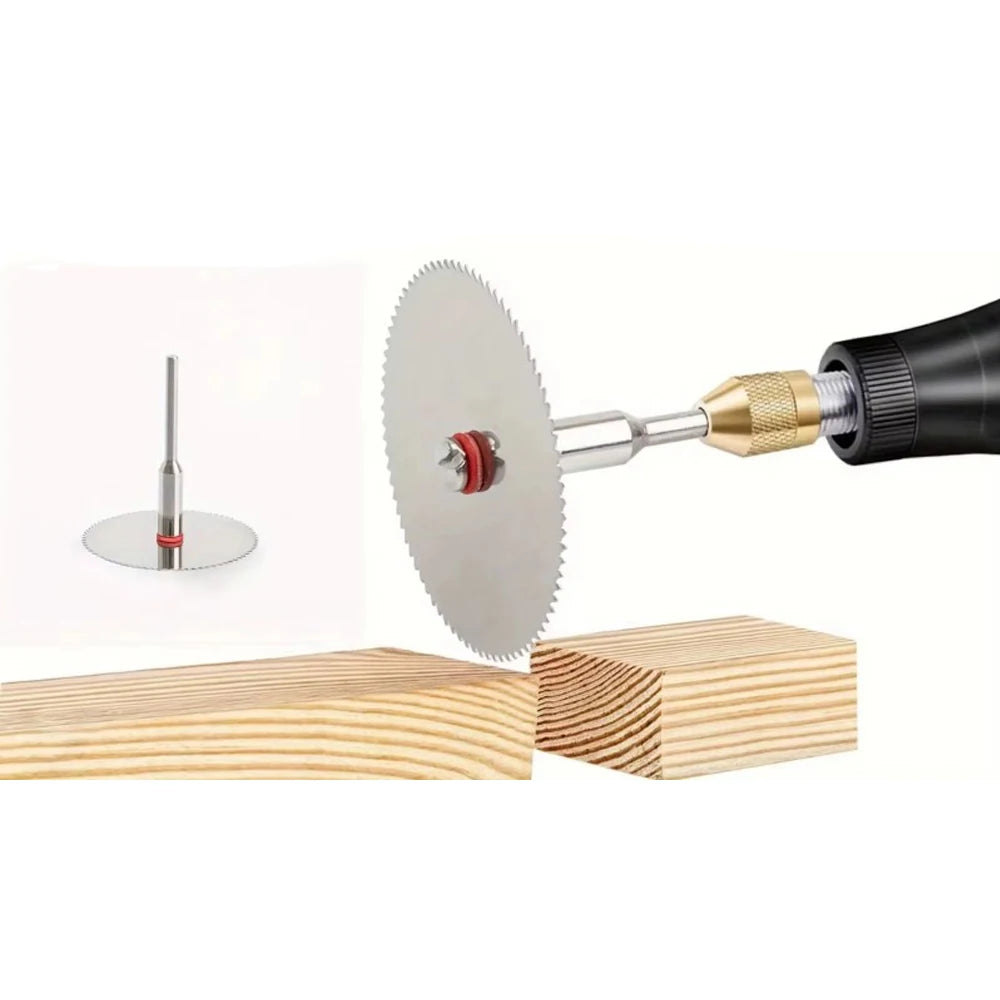 31pc Cutting Discs HSS Circular Saw Mini Drill Rotary Tool Multi-Size Blades for Cutting Metal, Wood, Stone, PVC Oasis Select