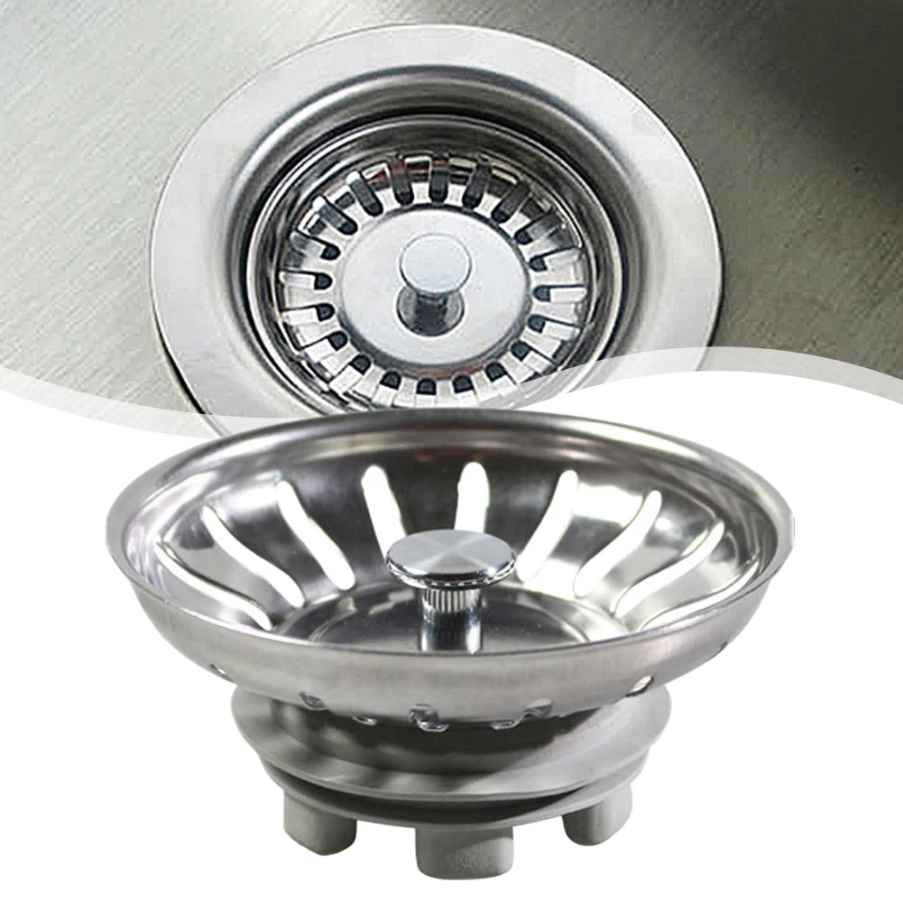 Anti Constipation Kitchen Sink Strainer Drain Easy To Clean Block Food Seamless Flow Blockages Smooth Water Flow Oasis Select